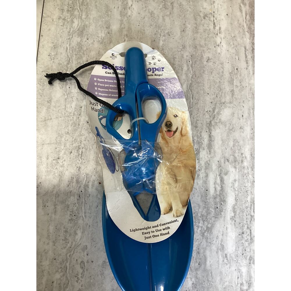 Doggie Pooper Scooper; Scissor Scoop, Lightweight and Convenient, Easy to Use